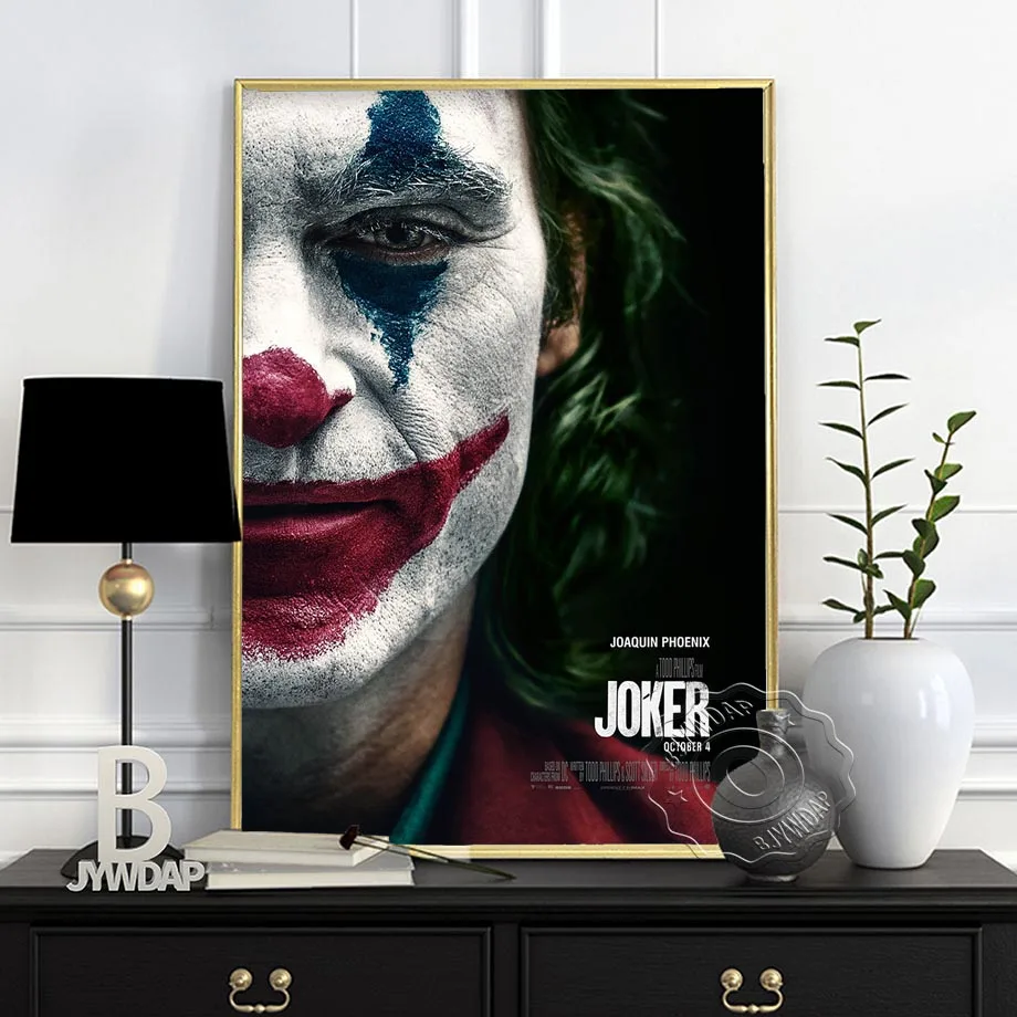Movie Star Joker Oil Canvas Painting Comic Joker Posters and Prints Wall Decor Painting Wall Pictures for Living Room Decoration
Movie Star Joker Oil Canvas Painting Comic Joker Posters and Prints Wall Decor Painting Wall Pictures for Living Room Decoration