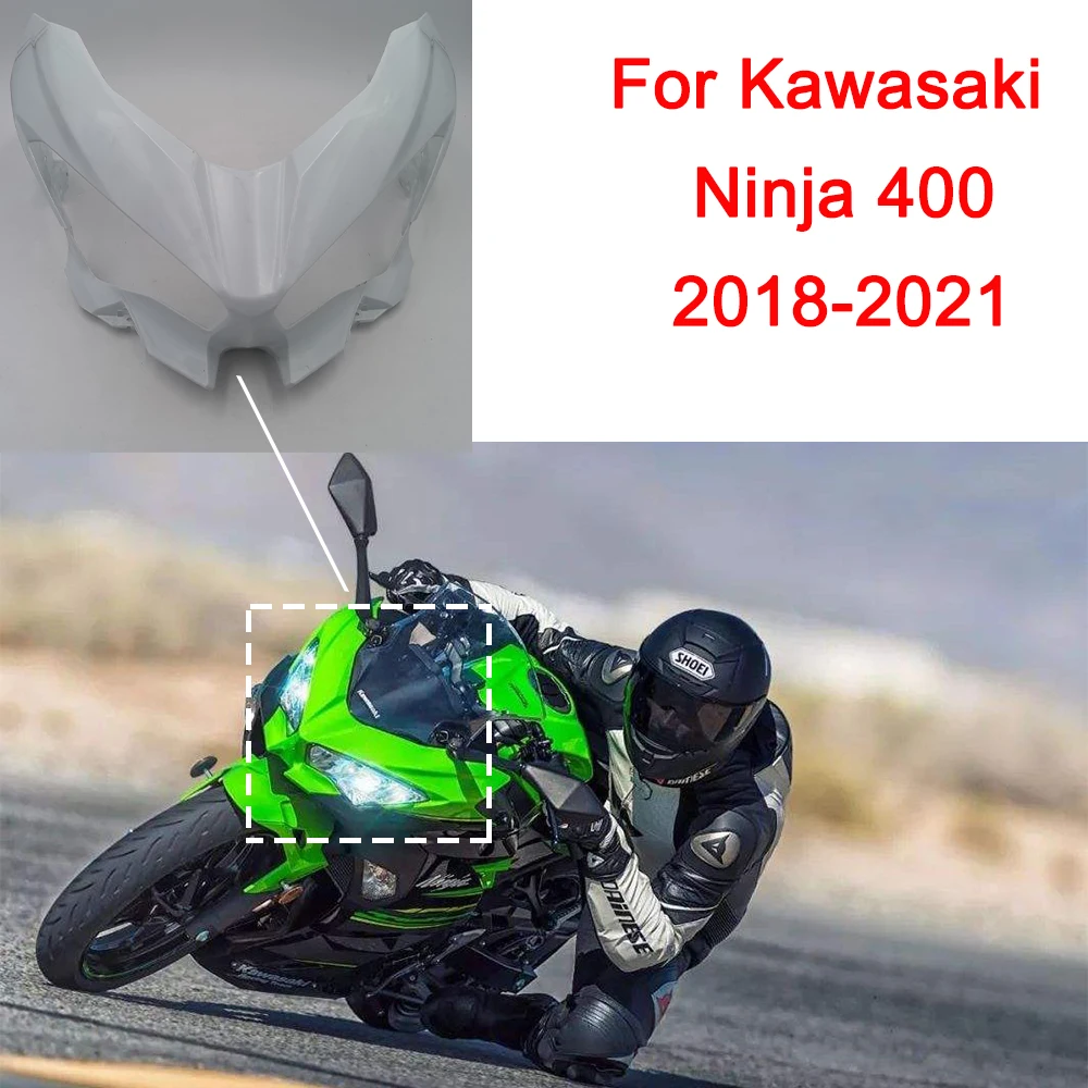 For Kawasaki Ninja400 2018-2021 Headlight nose fairing For Kawasaki Ninja 400 2019 2020 ABS Material Headlight nose fairing
For Kawasaki Ninja400 2018-2021 Headlight nose fairing For Kawasaki Ninja 400 2019 2020 ABS Material Headlight nose fairing