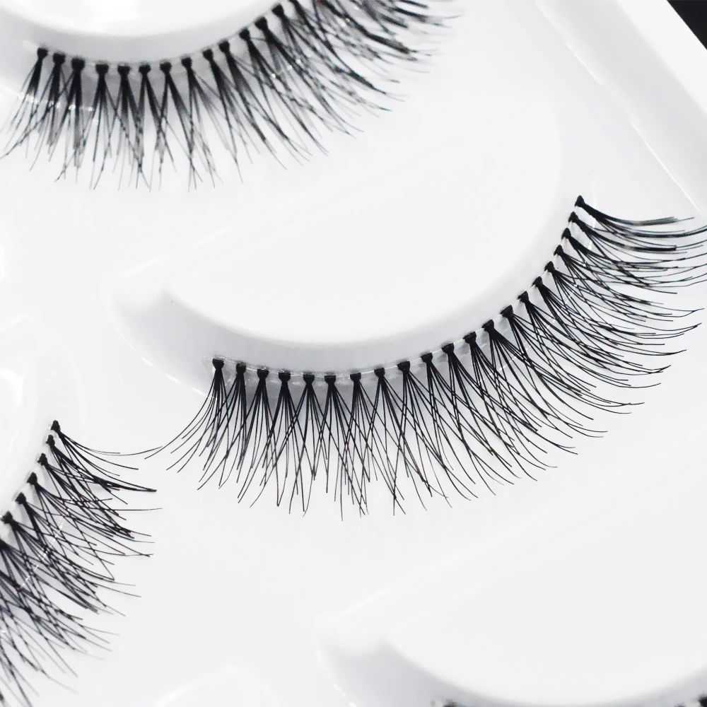 1 Pairs Natural Black Long Sparse Cross False Eyelashes Fake Eye Lashes Extensions Makeup Tools
1 Pairs Natural Black Long Sparse Cross False Eyelashes Fake Eye Lashes Extensions Makeup Tools