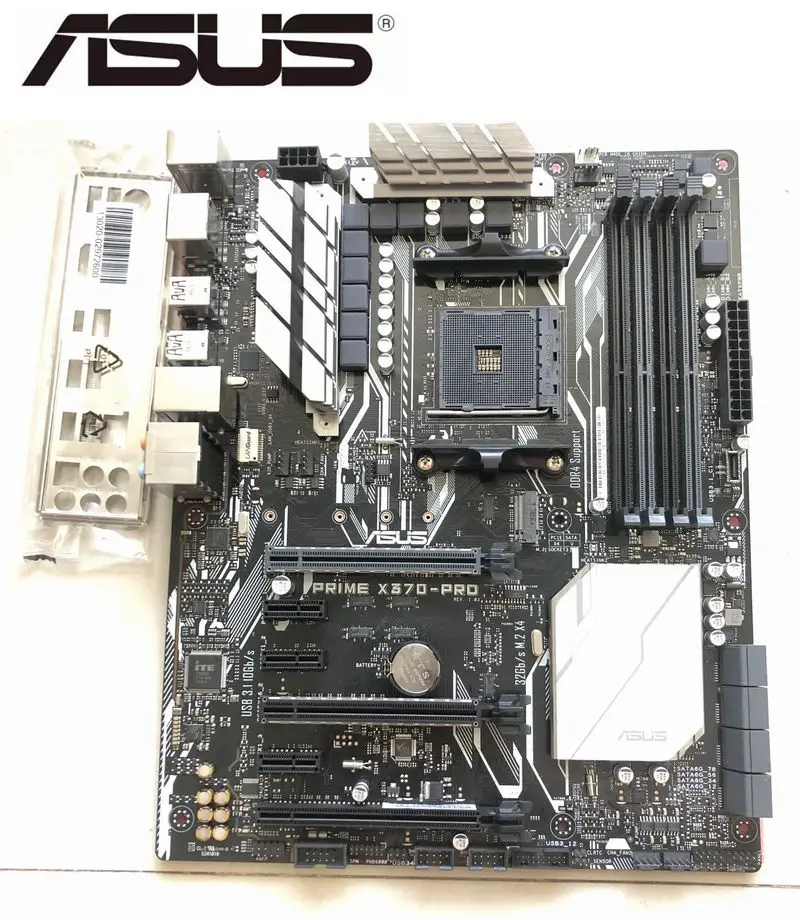 Оригинальная материнская плата для ASUS PRIME розетка AM4 DDR4 64 ГБ USB2.0 USB3.1 платы M.2 SATA3
