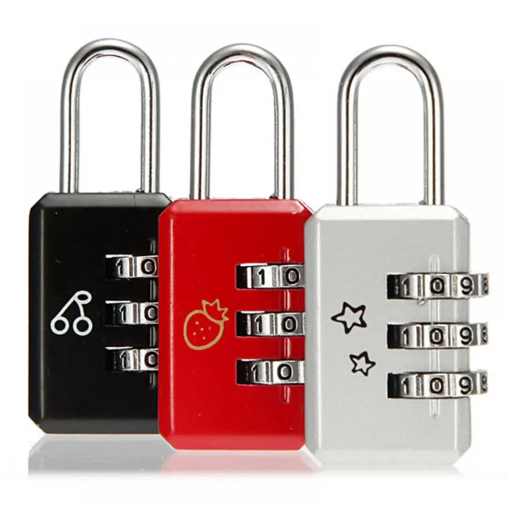 Hot New Luggage Travel Lock Mini 3 Digit Dial Combination Suitcase Luggage Metal Code Password Lock Padlock Gym Locker Lock
Hot New Luggage Travel Lock Mini 3 Digit Dial Combination Suitcase Luggage Metal Code Password Lock Padlock Gym Locker Lock