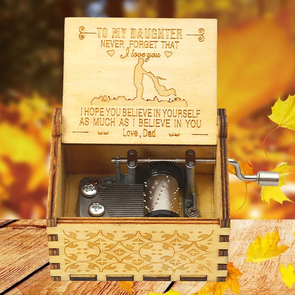 You are My Sunshine музыкальная шкатулка, подарок для дочери от папы, винтажные деревянные коробки с лазерной гравировкой, лучший подарок на день ро... 
You are My Sunshine музыкальная шкатулка, подарок для дочери от папы, винтажные деревянные коробки с лазерной гравировкой, лучший подарок на день ро...