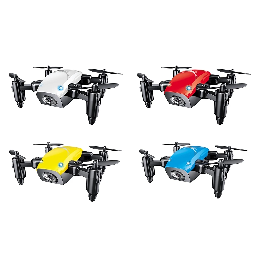 

S9HW RC Drone With Camera HD S9 No Camera Foldable Mini Quadcopter Altitude Hold Helicopter WiFi FPV Micro Pocket Dron Aircraft