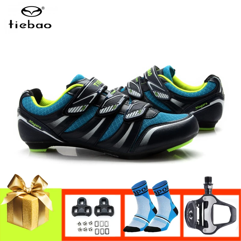

Мужская велосипедная обувь Tiebao, профессиональные велосипедные кроссовки, самоблокирующиеся дышащие кроссовки, уличная спортивная обувь для дорожного велосипеда