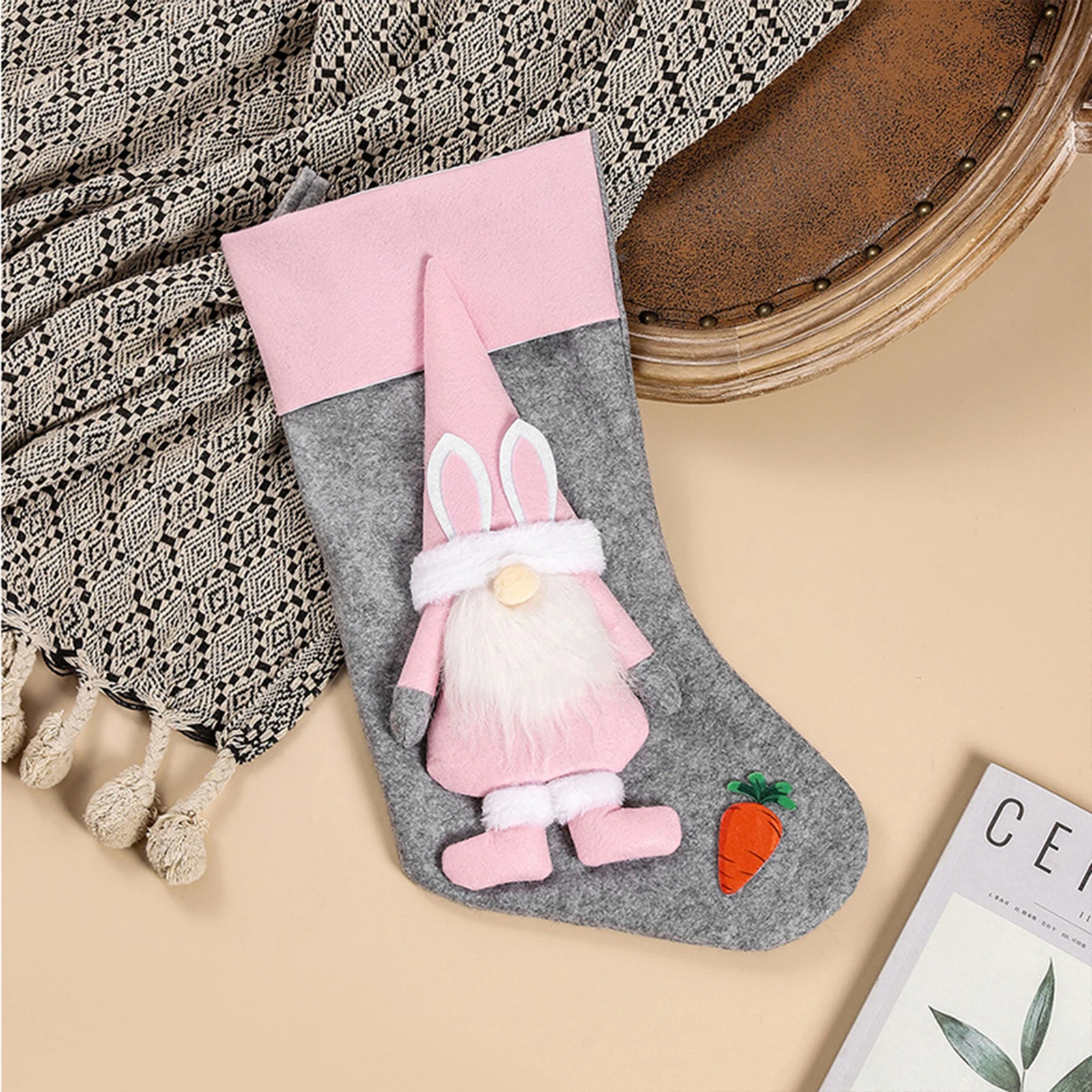 Easter Decorations Pygmy Old Man Gift Bag Pendants Pouch Socks Family Party Christmas Holiday Hanging Stocking
Easter Decorations Pygmy Old Man Gift Bag Pendants Pouch Socks Family Party Christmas Holiday Hanging Stocking