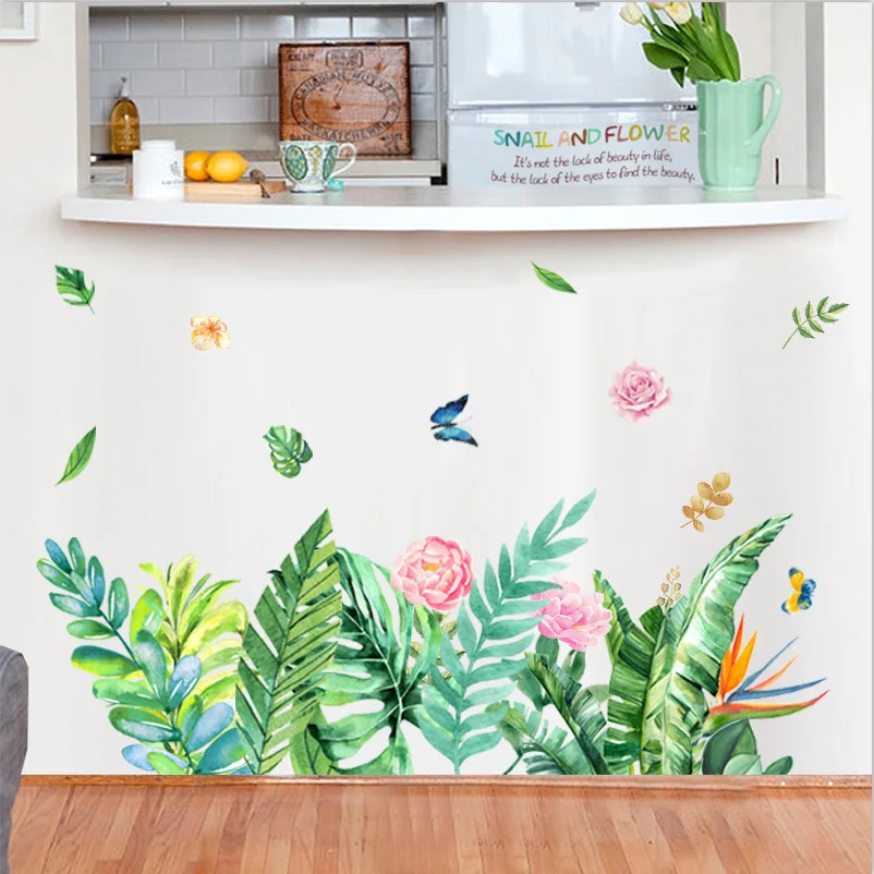 Butterfly Flowers Baseboard Wall Sticker Children's Room Living Room Decoration Art Decals Bedroom Nursery Background Stickers
Butterfly Flowers Baseboard Wall Sticker Children's Room Living Room Decoration Art Decals Bedroom Nursery Background Stickers