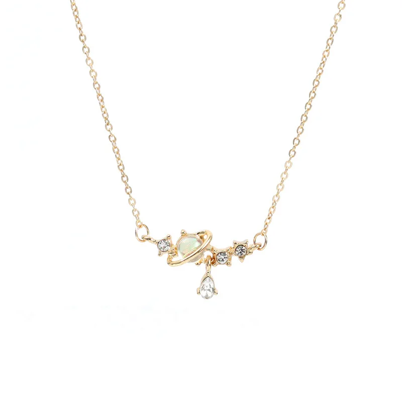 Fantasy Small Planet Star Shape Necklace Simple Atmosphere Fresh Tooth-shaped Clavicle Chain Pendant Fashion Beautiful Accessory
Fantasy Small Planet Star Shape Necklace Simple Atmosphere Fresh Tooth-shaped Clavicle Chain Pendant Fashion Beautiful Accessory