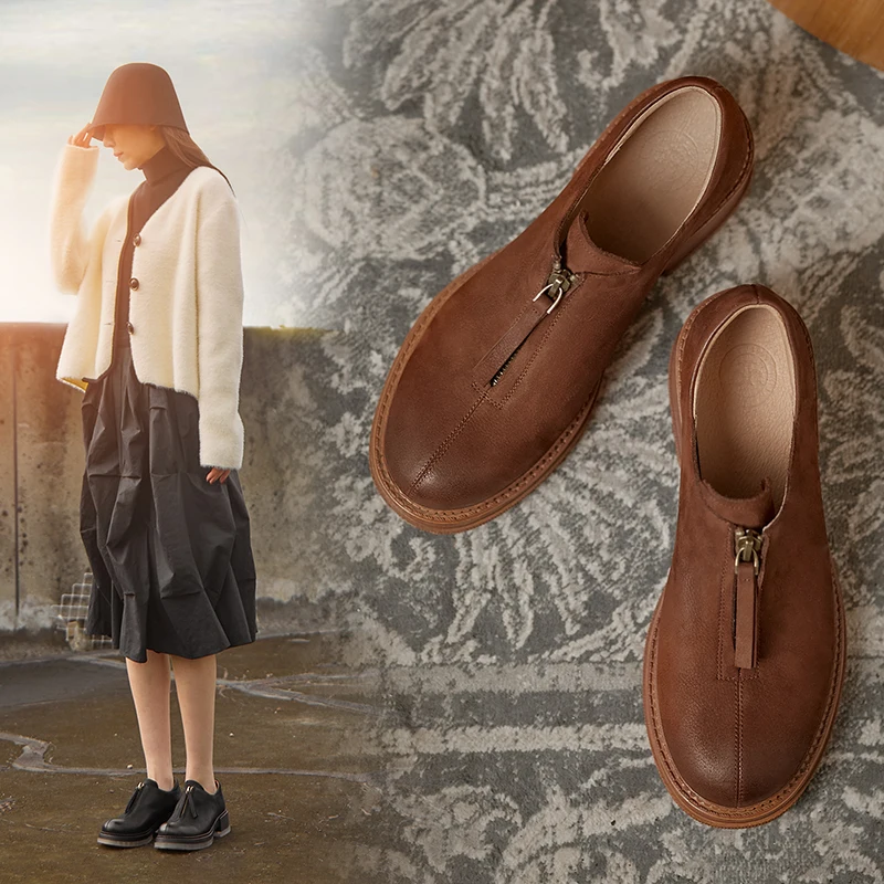 INS HOT Women pumps natural leather shoes 0plus size 22-26cm Cowhide upper + pigskin lining Brush color women shoes Super soft
INS HOT Women pumps natural leather shoes 0plus size 22-26cm Cowhide upper + pigskin lining Brush color women shoes Super soft