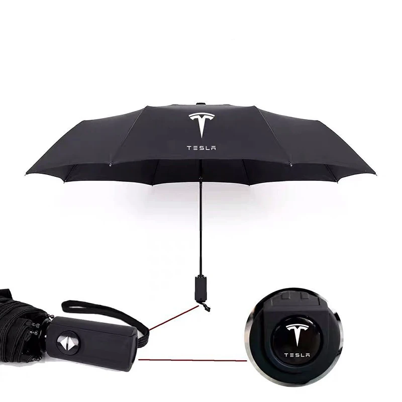 For Tesla Car Automatic Folding Umbrella Rain For Tesla Model 3 Model X Model S Model Y Whith Logo Windproof Parasol Man Gift
For Tesla Car Automatic Folding Umbrella Rain For Tesla Model 3 Model X Model S Model Y Whith Logo Windproof Parasol Man Gift