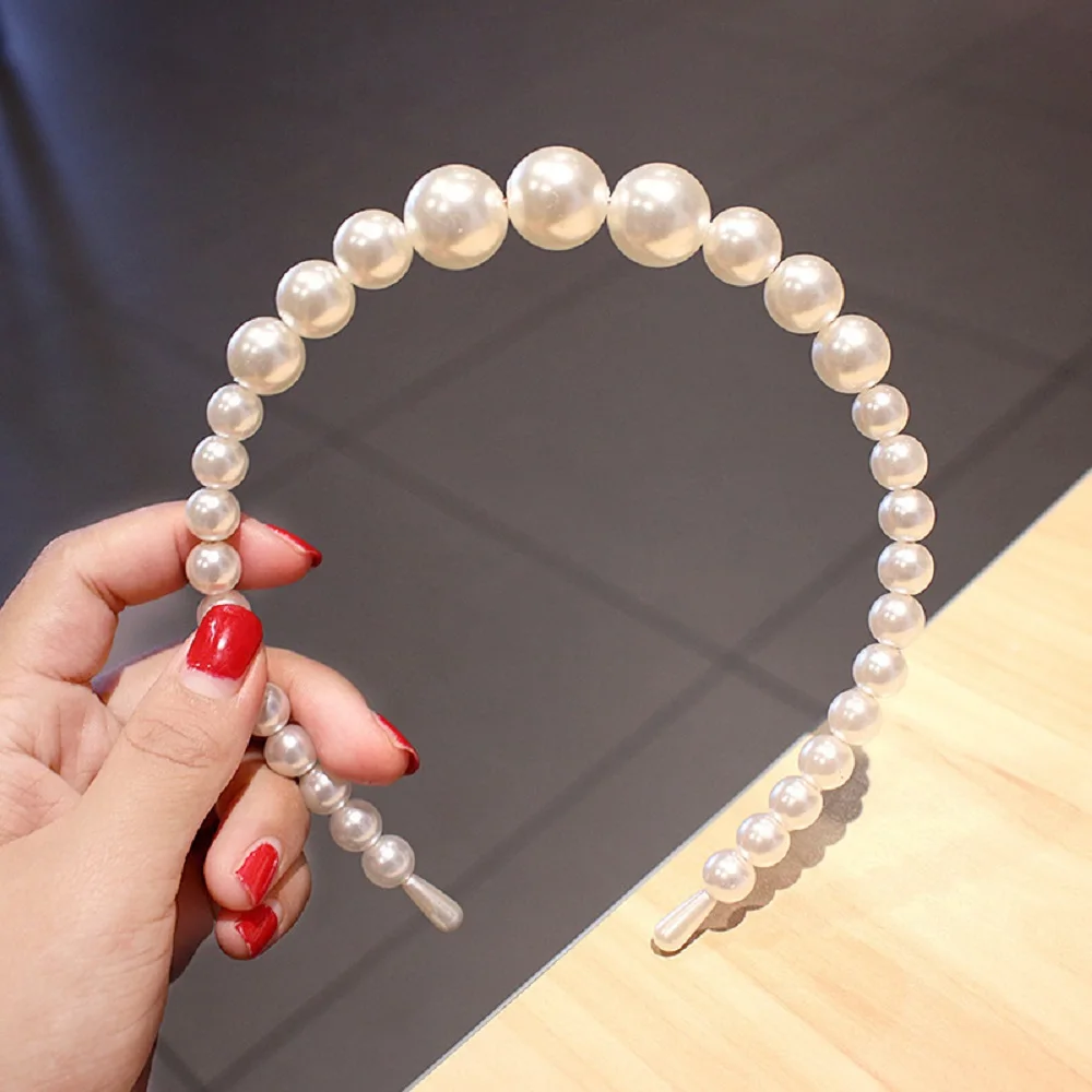 Elegant Full Pearls Simple Hairbands Sweet Headband Hair Hoops Holder Ornament Head Band Lady Fashion Hair Accessories
Elegant Full Pearls Simple Hairbands Sweet Headband Hair Hoops Holder Ornament Head Band Lady Fashion Hair Accessories