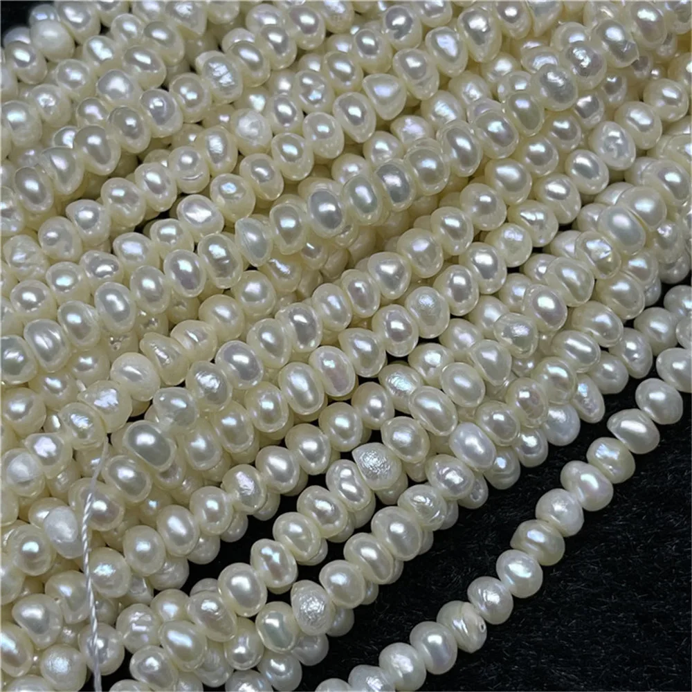 Manufacturer's Wholesale Price Natural Freshwater Pearl Beads Strand 3-4mm 40cm Buttons Shape For Necklace Jewelry Making
Manufacturer's Wholesale Price Natural Freshwater Pearl Beads Strand 3-4mm 40cm Buttons Shape For Necklace Jewelry Making