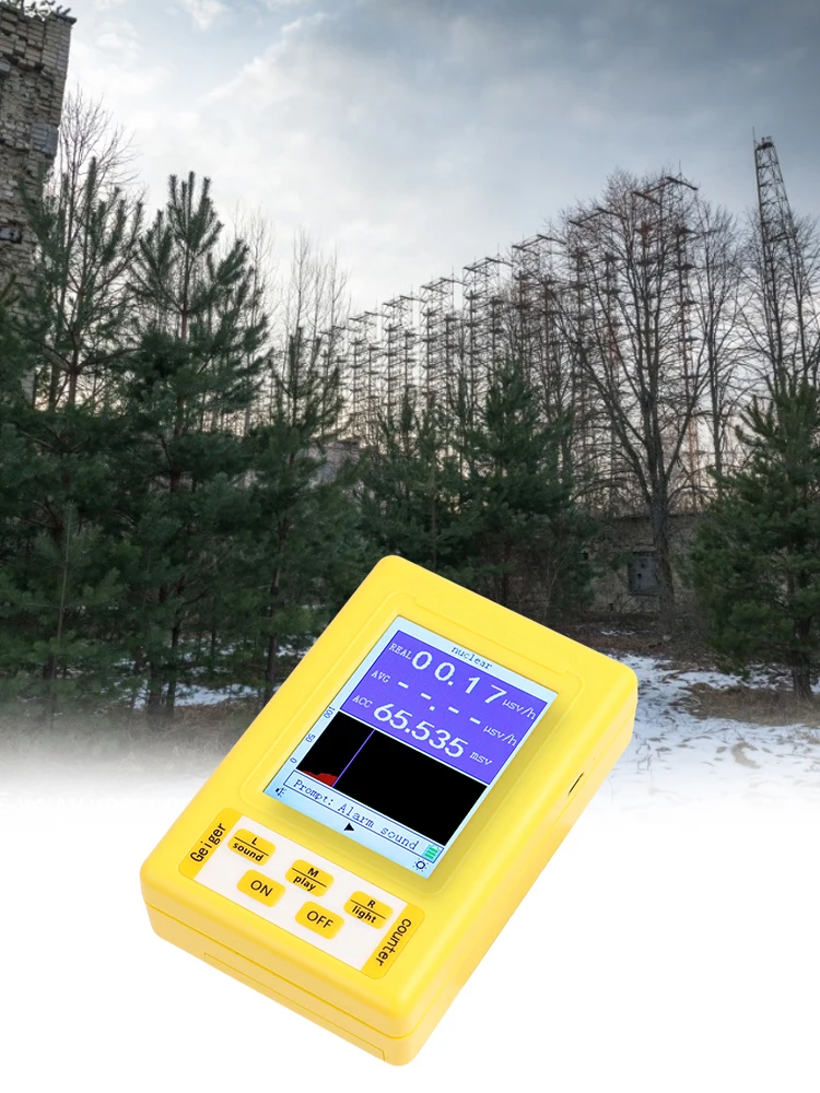 BR-9C 2-in-1 Handheld Digital Display Electromagnetic Radiation Nuclear Detector EMF Geiger Counter Full-functional Type Tester
BR-9C 2-in-1 Handheld Digital Display Electromagnetic Radiation Nuclear Detector EMF Geiger Counter Full-functional Type Tester