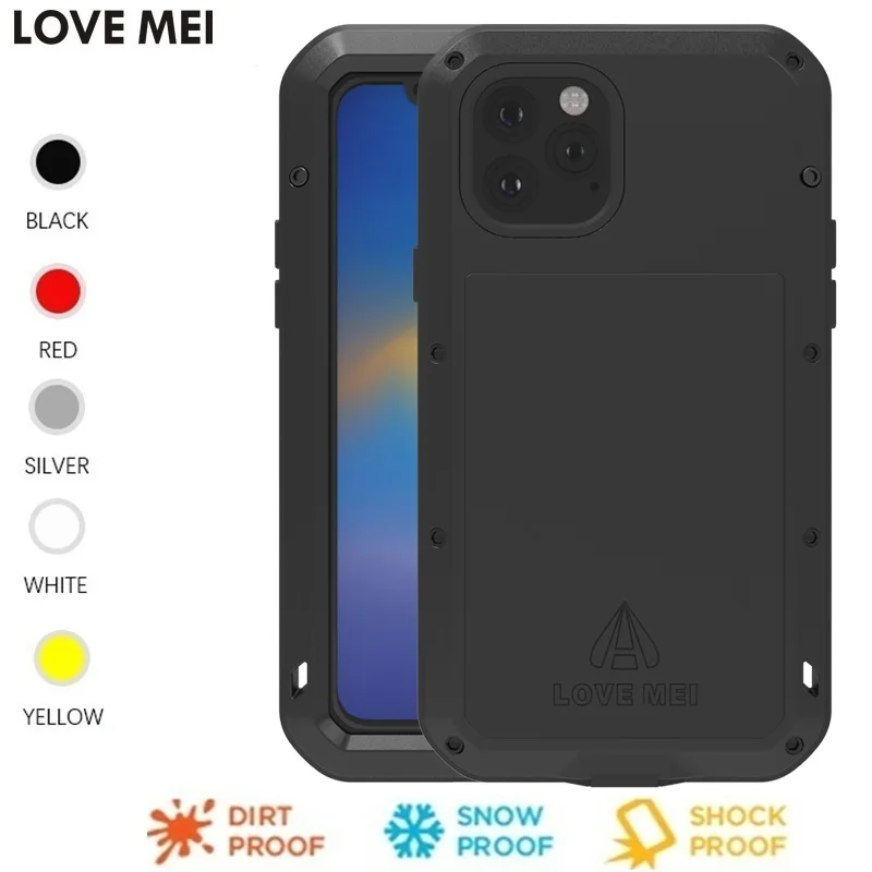 Противоударный алюминиевый чехол для Apple iPhone 11 Pro Max / 11 Pro, с защитным стеклом
Противоударный алюминиевый чехол для Apple iPhone 11 Pro Max / 11 Pro, с защитным стеклом