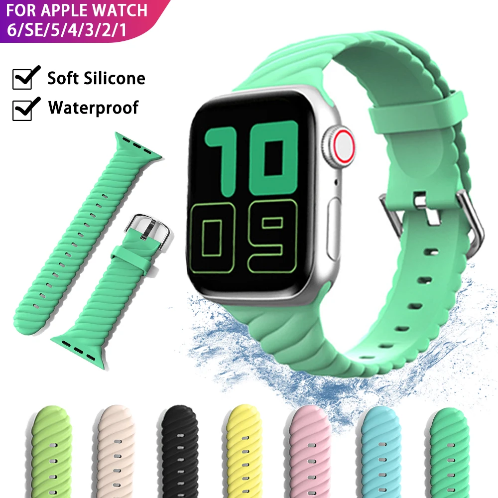 Мягкая силиконовая лента для наручных часов Apple Watch, ремешок, длина-44 мм, 40 мм, 42 мм, 38 мм, версия Резиновый Браслет спортивный браслет для нару...
Мягкая силиконовая лента для наручных часов Apple Watch, ремешок, длина-44 мм, 40 мм, 42 мм, 38 мм, версия Резиновый Браслет спортивный браслет для нару...