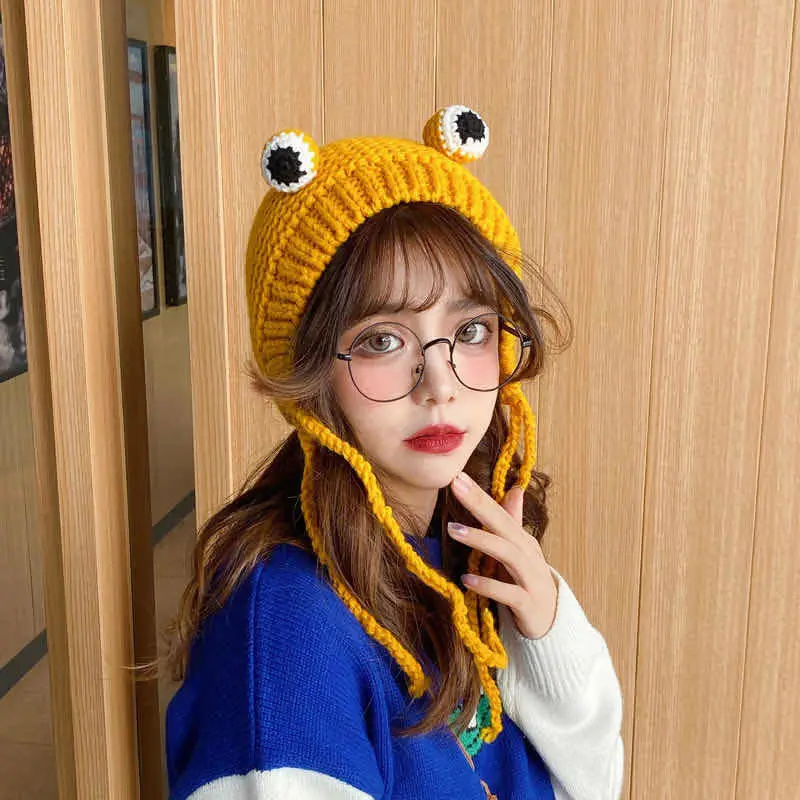 Winter Skullies Cute Women Frog Hat Crochet Knitted Hat Costume Beanie Hats Cap Kid Women Gift Hip-hop Photography Prop Party
Winter Skullies Cute Women Frog Hat Crochet Knitted Hat Costume Beanie Hats Cap Kid Women Gift Hip-hop Photography Prop Party