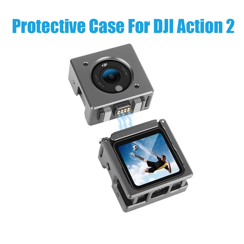 Защитный чехол из алюминиевого сплава для камеры DJI Action 2, кроличья клетка, магнитная рамка, корпус раздельного типа для DJI OSMO Action 2
Защитный чехол из алюминиевого сплава для камеры DJI Action 2, кроличья клетка, магнитная рамка, корпус раздельного типа для DJI OSMO Action 2