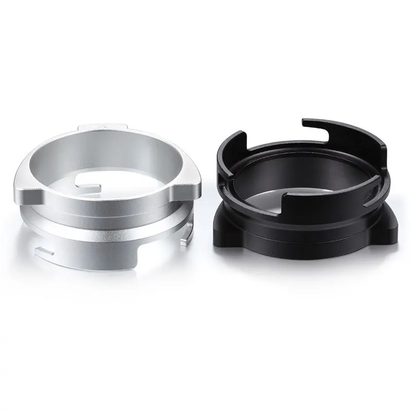 54mm Coffee Powder Receiving Dosing Ring Rotatable Aluminum Alloy Loop for Breville 8 Series Coffee Machines 
54mm Coffee Powder Receiving Dosing Ring Rotatable Aluminum Alloy Loop for Breville 8 Series Coffee Machines