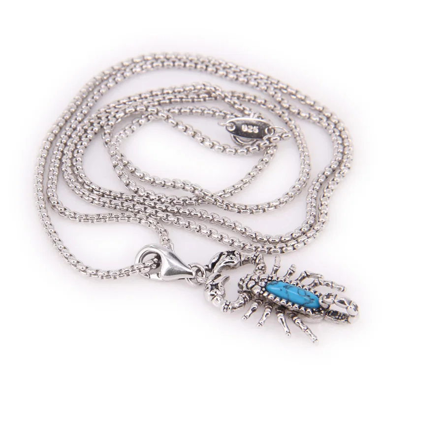 Ожерелье с подвеской в виде скорпиона Томаса украшение стиле Rebel Heart подарок для