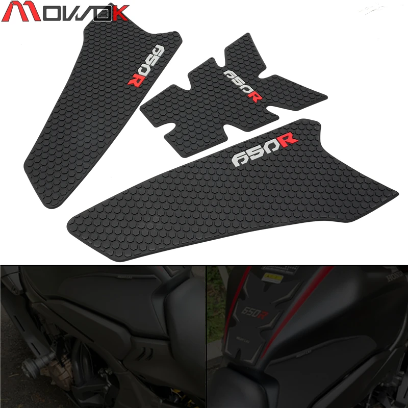 Противоскользящие наклейки на бак для мотоцикла Honda CB 650R CB650R cb650r 2018-2020 
Противоскользящие наклейки на бак для мотоцикла Honda CB 650R CB650R cb650r 2018-2020