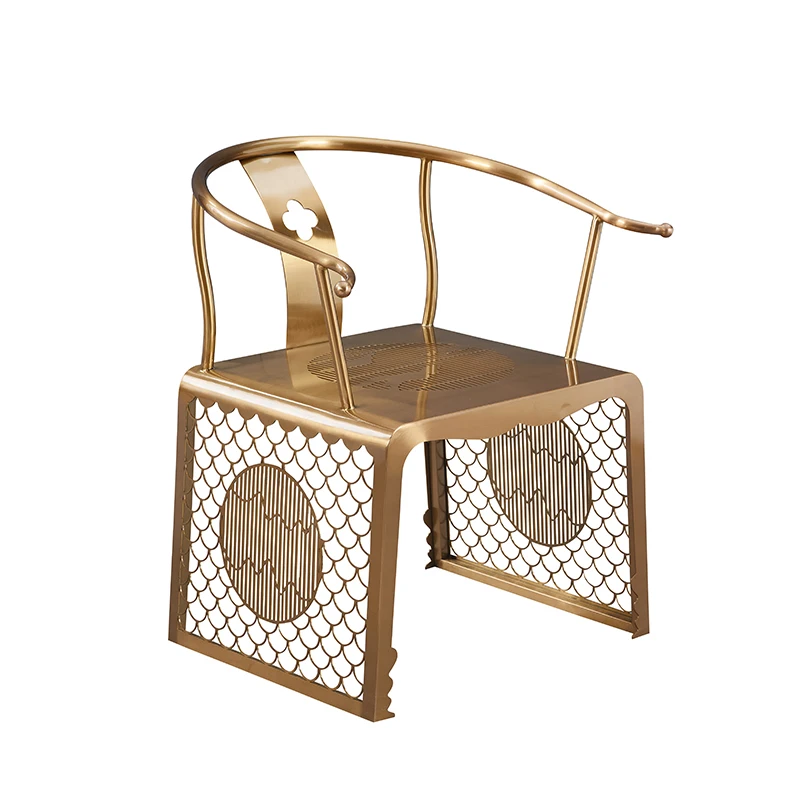 GY Nordic Stainless Steel Armchair Palace Chair Iron Chair Single-Seat Sofa Chair Corner Chair Antique New Chinese Study Chair
GY Nordic Stainless Steel Armchair Palace Chair Iron Chair Single-Seat Sofa Chair Corner Chair Antique New Chinese Study Chair