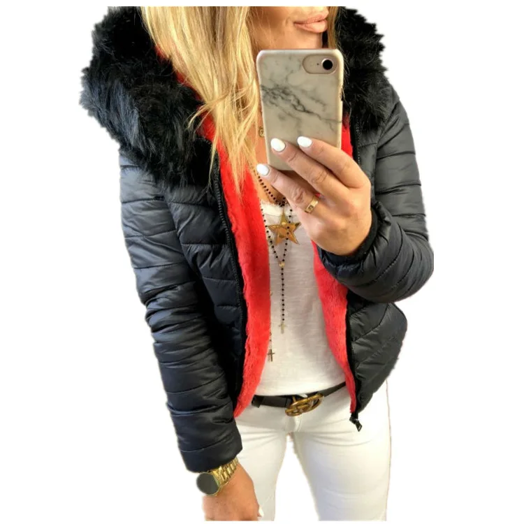 WEPBEL Women Autumn Winter Warm Thick Jackets Outwear Fur Slim Solid Color Full Sleeve Hooded Fashion Casual Ladies Jacket
WEPBEL Women Autumn Winter Warm Thick Jackets Outwear Fur Slim Solid Color Full Sleeve Hooded Fashion Casual Ladies Jacket