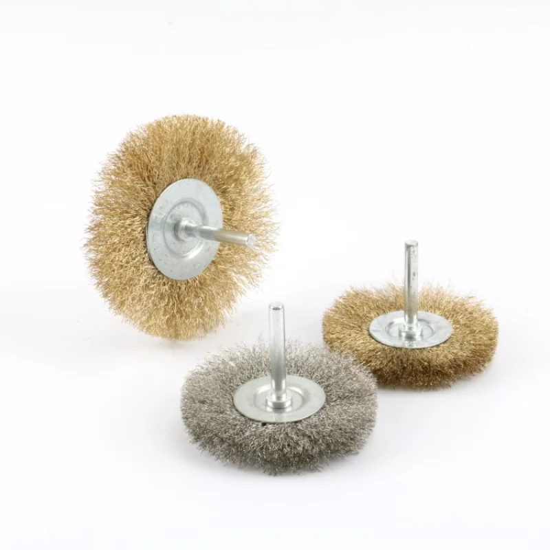 Stainless Steel/Brass Plated Wire Brush Wheel Shank 6mm T Type Polishing Wood Furniture Grinding Head Abrasive Tool
Stainless Steel/Brass Plated Wire Brush Wheel Shank 6mm T Type Polishing Wood Furniture Grinding Head Abrasive Tool