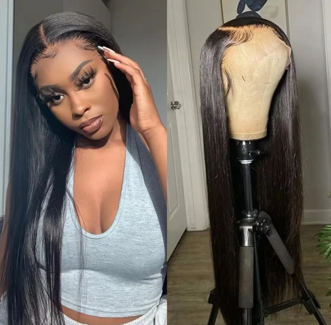 Svipwig Black Long Straight Smooth Wig For Women Natural Hairline Synthetic Lace Front Wigs Soft Cosplay Wigs
Svipwig Black Long Straight Smooth Wig For Women Natural Hairline Synthetic Lace Front Wigs Soft Cosplay Wigs