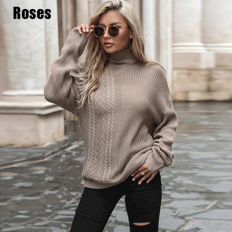 2021 New Thin Sweater Women's Half Sewn Turtleneck Long Sleeve Shirt Loose Knitted Tops Fashion Y2K Streetwear Knitwear Blouse
2021 New Thin Sweater Women's Half Sewn Turtleneck Long Sleeve Shirt Loose Knitted Tops Fashion Y2K Streetwear Knitwear Blouse
