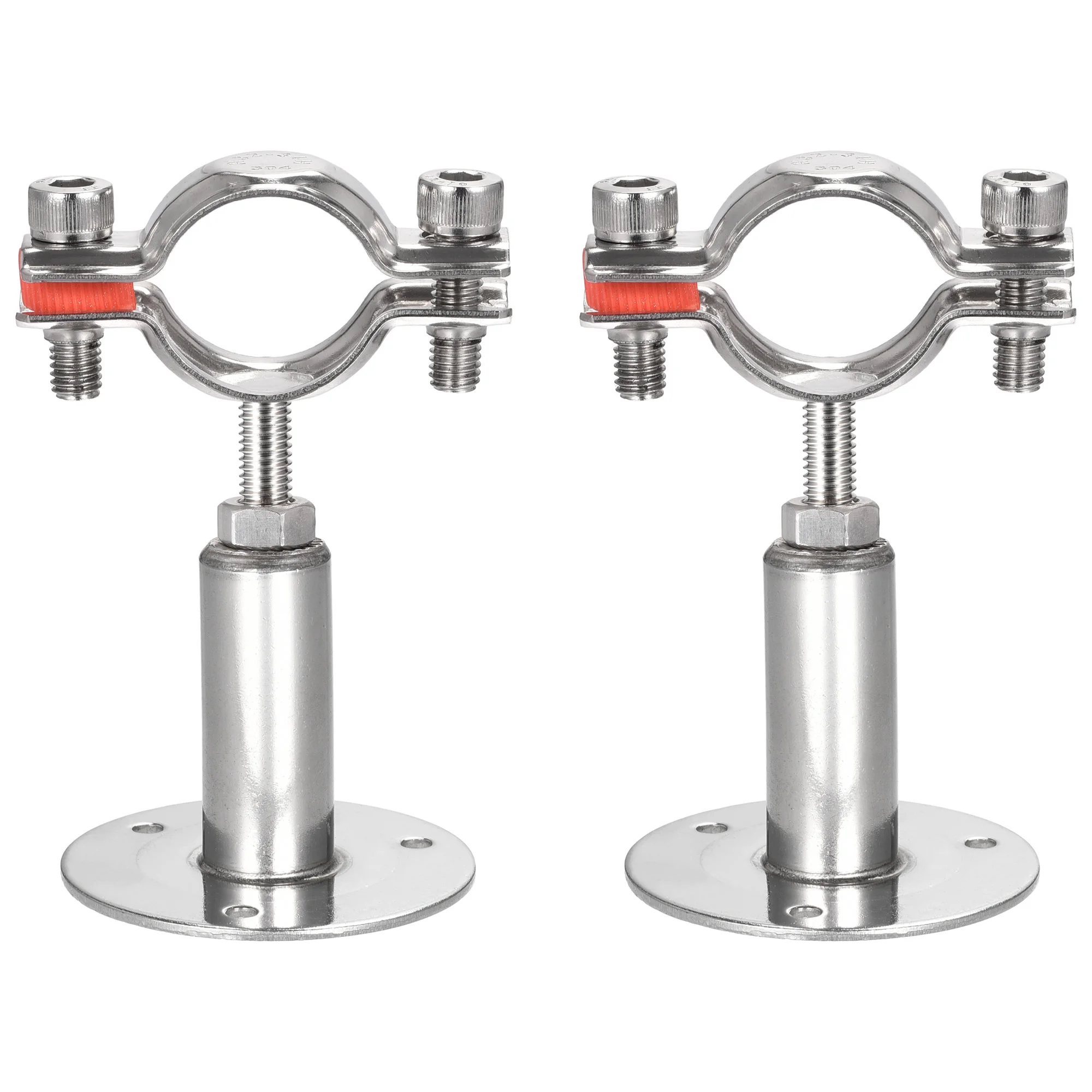Uxcell Wall Mount Ceiling Mount Pipe Support, 304 Stainless Steel Adjustable Pipe Bracket Clamp for 32-34mm Pipe 2pcs
Uxcell Wall Mount Ceiling Mount Pipe Support, 304 Stainless Steel Adjustable Pipe Bracket Clamp for 32-34mm Pipe 2pcs