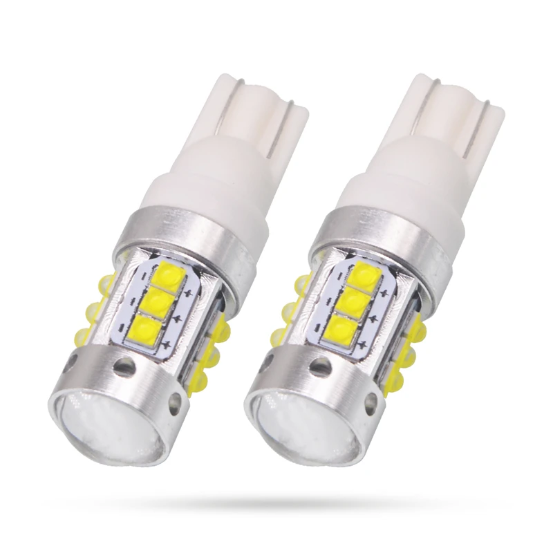 10pcs High Quality T10 194 W5W 168 16 LED Auto Clearance Lights Bulbs For Car Backup Reverse Lighting
10pcs High Quality T10 194 W5W 168 16 LED Auto Clearance Lights Bulbs For Car Backup Reverse Lighting