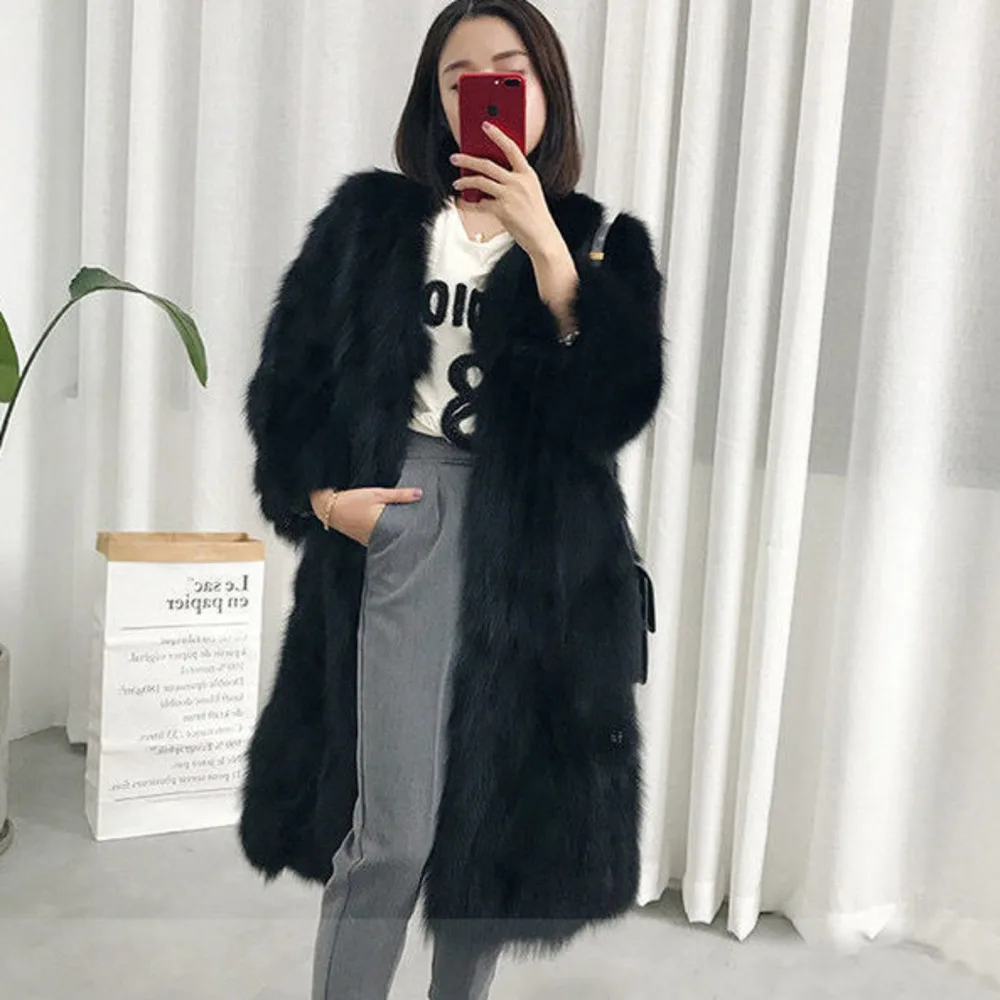 YICIYA 2021 New Fashion Long Fox Fur Coat Jacket Women Winter Outerwear Streetwear Thick Warm Korea Loose
YICIYA 2021 New Fashion Long Fox Fur Coat Jacket Women Winter Outerwear Streetwear Thick Warm Korea Loose