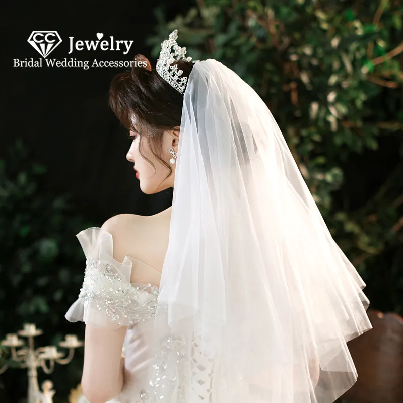 CC Veils Wedding Hair Accessory for Women Bridal Dress Engagement Jewelry Multi-Layer Tulle Veil Trendy Headdress Hairwear QS106
CC Veils Wedding Hair Accessory for Women Bridal Dress Engagement Jewelry Multi-Layer Tulle Veil Trendy Headdress Hairwear QS106