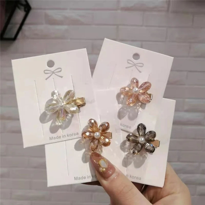 Flower Hairpin Women's Hair Accessories Korea Rhinestone Hairpins Headdres Edge Clip Girl Hair Clips Kids Crystal Headband Tiara
Flower Hairpin Women's Hair Accessories Korea Rhinestone Hairpins Headdres Edge Clip Girl Hair Clips Kids Crystal Headband Tiara