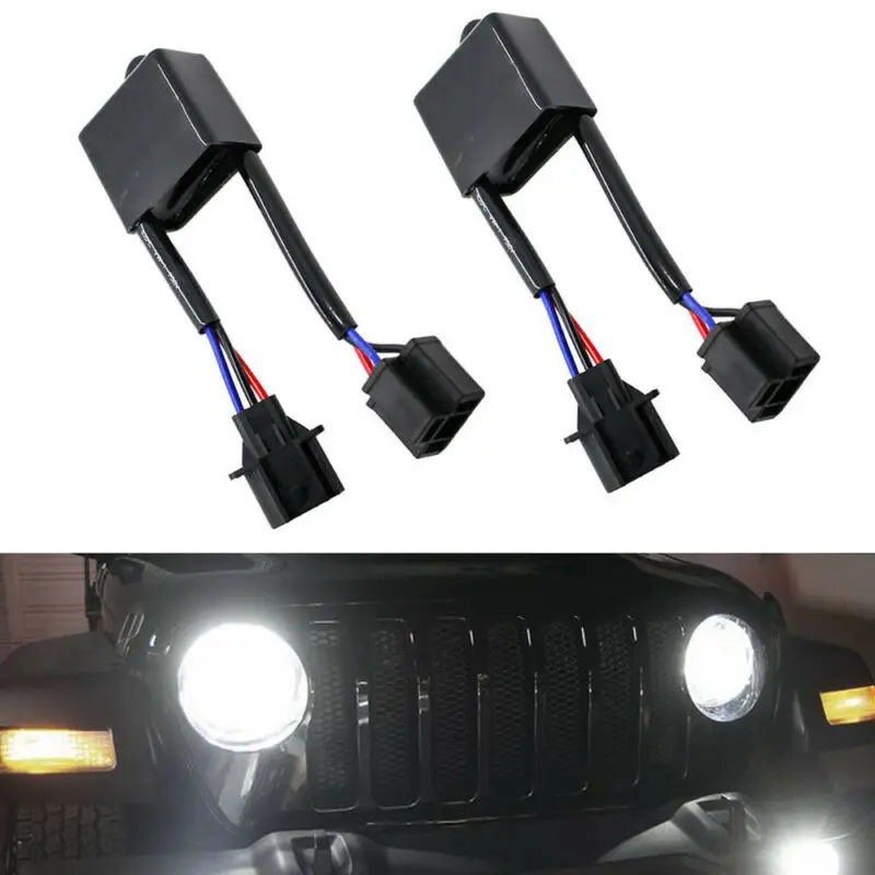 Round Decoder Decoders For Jeep Wrangler JK Any 7" H4 To H13 Headlight LED Reliable Hot Sale
Round Decoder Decoders For Jeep Wrangler JK Any 7" H4 To H13 Headlight LED Reliable Hot Sale