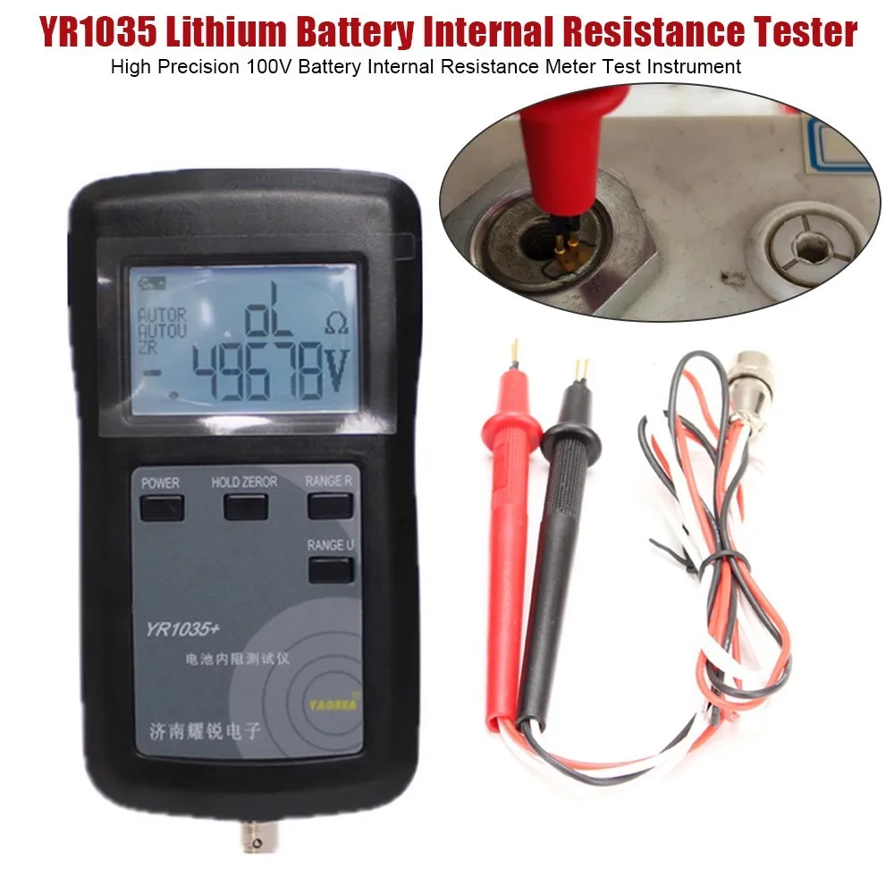 WSFS горячий Высокоточный Быстрый YR1035 литиевый аккумулятор, инструмент для проверки внутреннего сопротивления 100 в, инструмент для проверки ... 
WSFS горячий Высокоточный Быстрый YR1035 литиевый аккумулятор, инструмент для проверки внутреннего сопротивления 100 в, инструмент для проверки ...