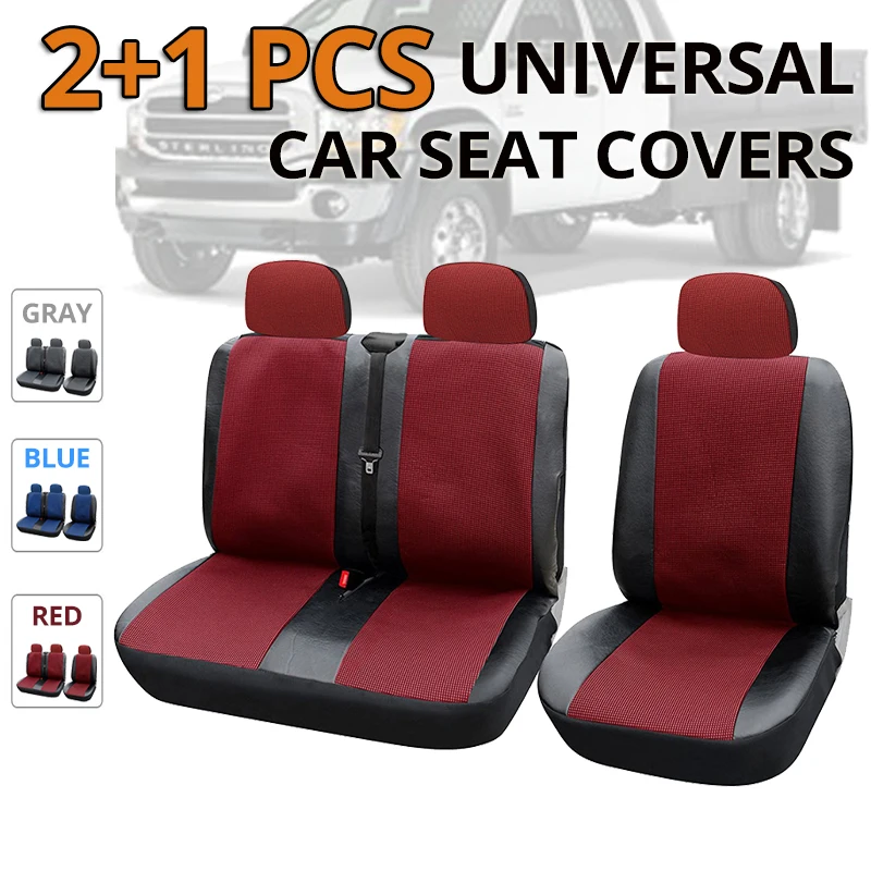 1 + 2 Seat Covers For van / van Universal With Imitation Leather Color Red /Black Blue/Black
1 + 2 Seat Covers For van / van Universal With Imitation Leather Color Red /Black Blue/Black