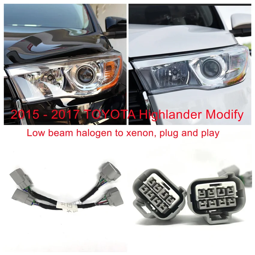 CZMOD Car Headlight Modification Upgrade Special Car Transfer Wiring Adapter Harness Cable For 2015-2017 Toyota Highlander
CZMOD Car Headlight Modification Upgrade Special Car Transfer Wiring Adapter Harness Cable For 2015-2017 Toyota Highlander