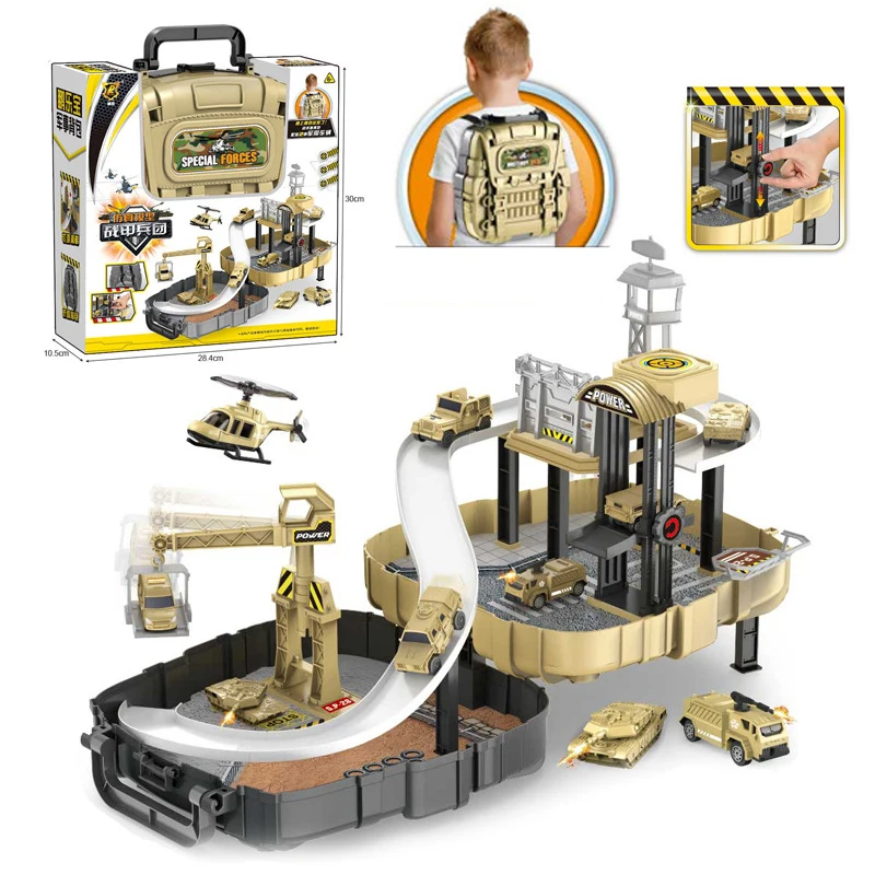 New Children's Backpack Contains Puzzle Assembly Rail Car Model Parking Lot Engineering Car Toys
New Children's Backpack Contains Puzzle Assembly Rail Car Model Parking Lot Engineering Car Toys