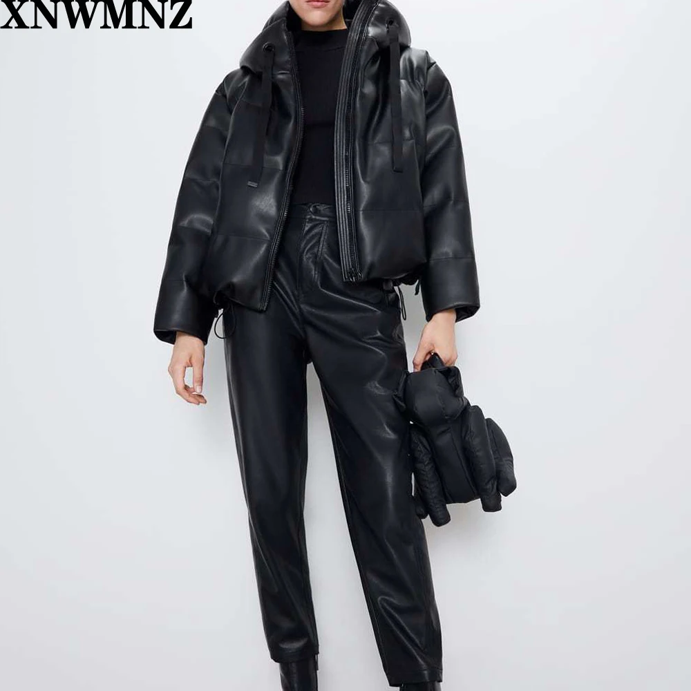 Women black fur faux leather jacket coat oversized zipper 2020 Winter Female Thick pu hooded jacket Overcoat High quality
Women black fur faux leather jacket coat oversized zipper 2020 Winter Female Thick pu hooded jacket Overcoat High quality