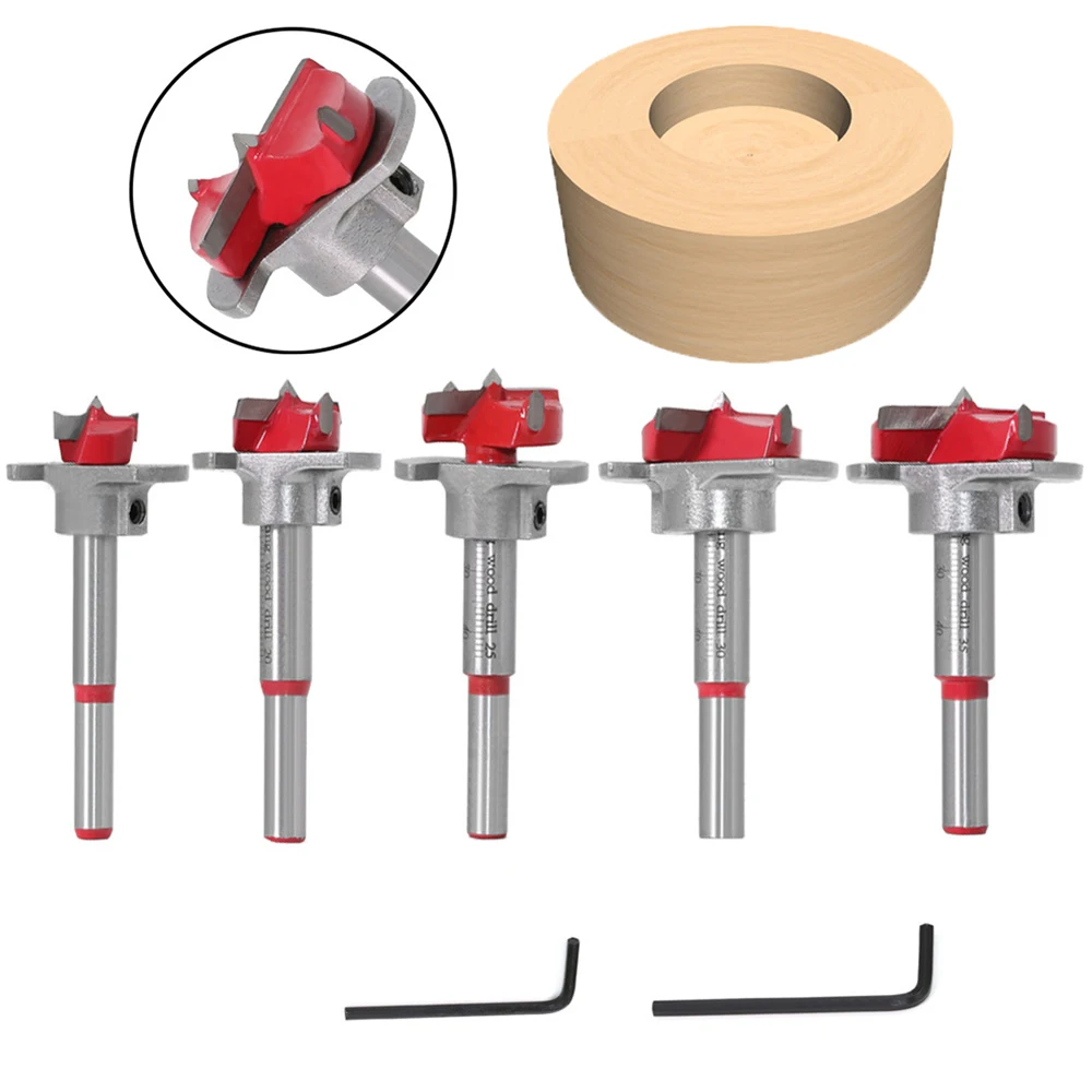 5pcs 7 8mm Shank Adjustable Drill Bit Set Hinge Hole Opener Boring Bits Carbide Tipped Drilling Power Tool Woodworking Cutters
5pcs 7 8mm Shank Adjustable Drill Bit Set Hinge Hole Opener Boring Bits Carbide Tipped Drilling Power Tool Woodworking Cutters