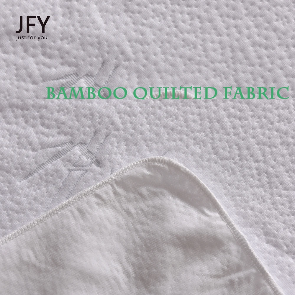 JFY Bamboo Knitting Jacquard Anti bacterial Mattress Pad Fit For Mattress Waterproof Mattress Protector Soft Breathable Cover
JFY Bamboo Knitting Jacquard Anti bacterial Mattress Pad Fit For Mattress Waterproof Mattress Protector Soft Breathable Cover