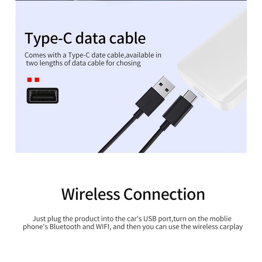 Carlinkit Plus Car Wireless Activator for Car Wireless Carplay Adapter (CPC200-U2W-Plus) with USB Cable Portable Auto Parts
Carlinkit Plus Car Wireless Activator for Car Wireless Carplay Adapter (CPC200-U2W-Plus) with USB Cable Portable Auto Parts