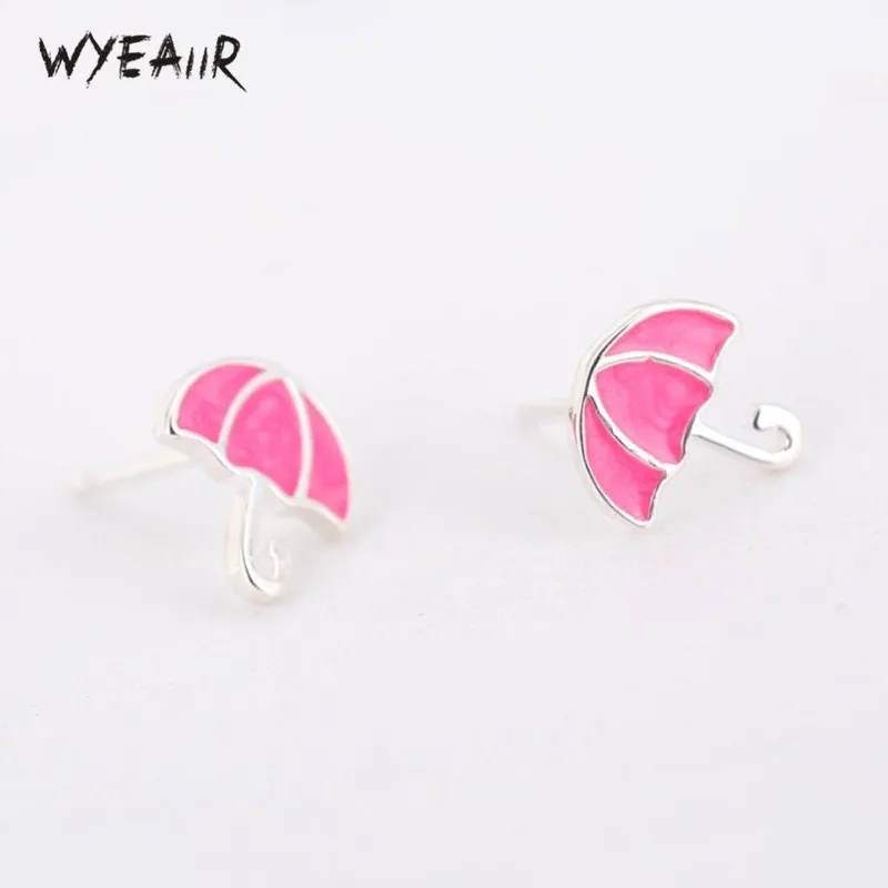WYEAIIR Umbrella Art Fresh Mini Pink Cute Sweet Student Gift Simple 925 Sterling Silver Female Stud Earrings
WYEAIIR Umbrella Art Fresh Mini Pink Cute Sweet Student Gift Simple 925 Sterling Silver Female Stud Earrings