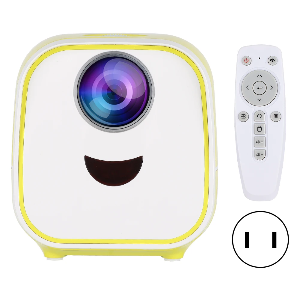 1000:1 Contrast Ratio 320x240P L1 Home Portable LCD+ LED Projector Yellow Support HDMI-compatible / USB / TF Card US Plug
1000:1 Contrast Ratio 320x240P L1 Home Portable LCD+ LED Projector Yellow Support HDMI-compatible / USB / TF Card US Plug