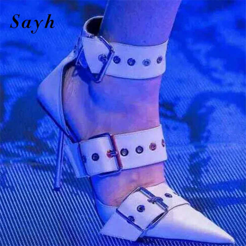 Womens Summer Sexy Sandals Pointed Toe Rock Buckle Shoes High Heels Pumps Shoes Rome Gladiator Shoes
Womens Summer Sexy Sandals Pointed Toe Rock Buckle Shoes High Heels Pumps Shoes Rome Gladiator Shoes