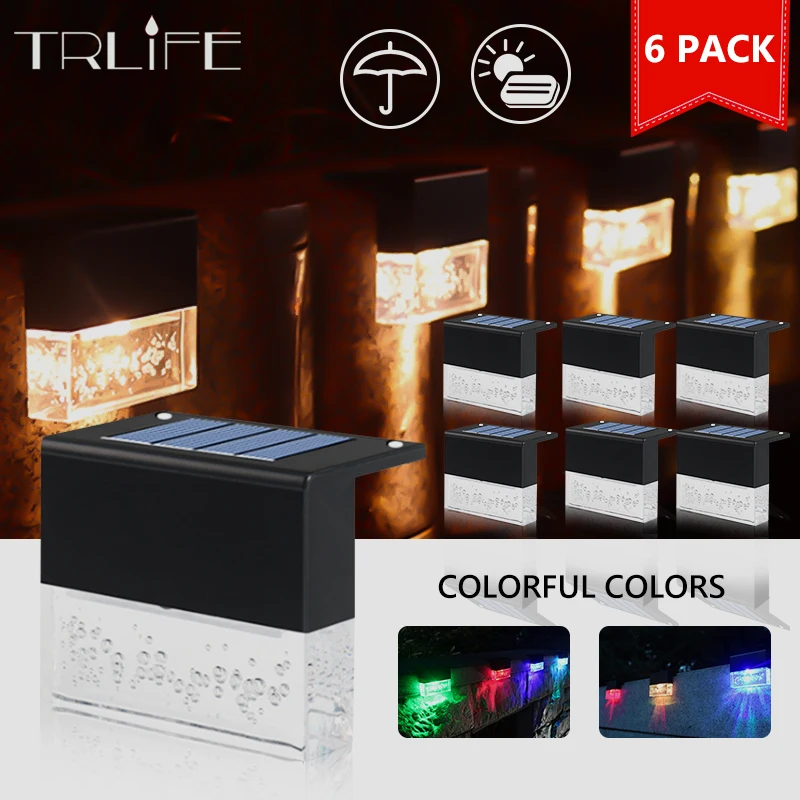 New Solar Deck Light Outdoor Courtyard Fence Light Home Garden Decoration LED Colorful Landscape Street Lamp Stair Step Lights
New Solar Deck Light Outdoor Courtyard Fence Light Home Garden Decoration LED Colorful Landscape Street Lamp Stair Step Lights
