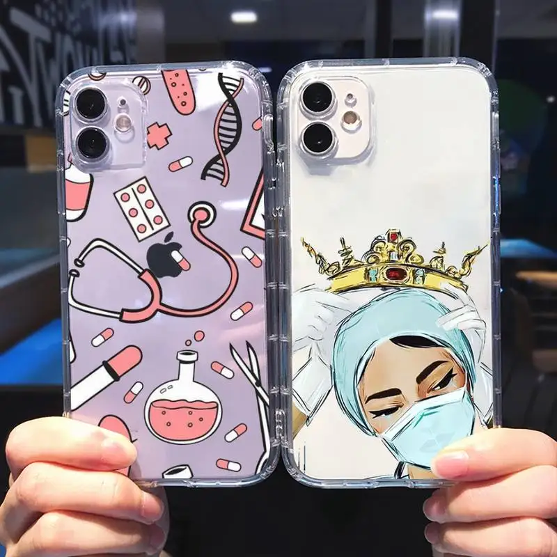 Medicine Doctor Nurse Phone Case Transparent soft For iphone 5 5s 5c se 6 6s 7 8 11 12 plus mini x xs xr pro max
Medicine Doctor Nurse Phone Case Transparent soft For iphone 5 5s 5c se 6 6s 7 8 11 12 plus mini x xs xr pro max