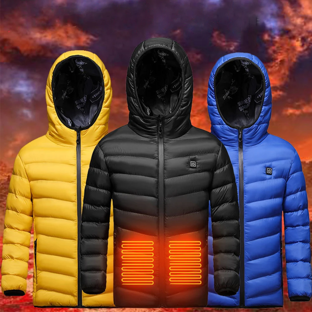 Children's Heated Jacket USB Charging Electric Hooded Jacket with 3 Temperature Adjustment Winter Thermal Coat Children's jacket
Children's Heated Jacket USB Charging Electric Hooded Jacket with 3 Temperature Adjustment Winter Thermal Coat Children's jacket