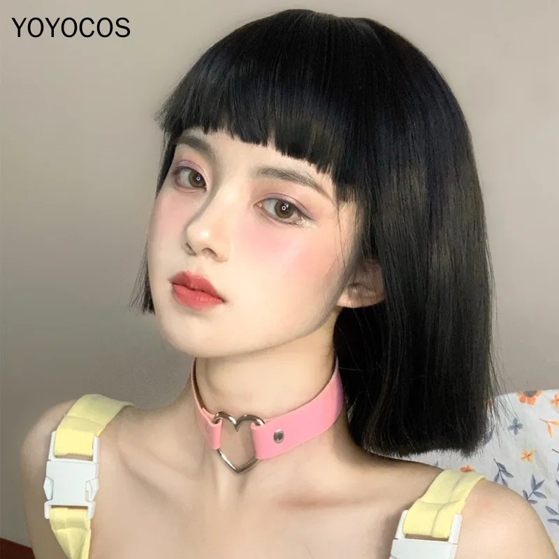 YOYOCOS черные короткие волосы боб розовые 30 см челки Женский Повседневный парик аниме термостойкие синтетические волосы Косплей вечерние рин...
YOYOCOS черные короткие волосы боб розовые 30 см челки Женский Повседневный парик аниме термостойкие синтетические волосы Косплей вечерние рин...
