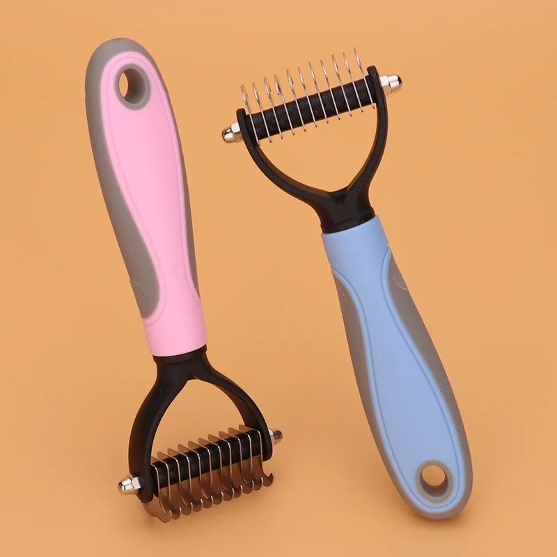 Hair Removal Comb for Dogs Cat Detangler for Trimming Dematting Deshedding Brush Grooming Tool For matted Long Hair Curly Pet
Hair Removal Comb for Dogs Cat Detangler for Trimming Dematting Deshedding Brush Grooming Tool For matted Long Hair Curly Pet